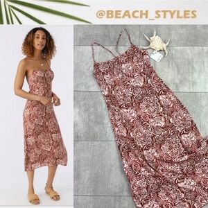 🔆O’Neill🔆 TAYA MIDI maxi dress floral vacation comfortable